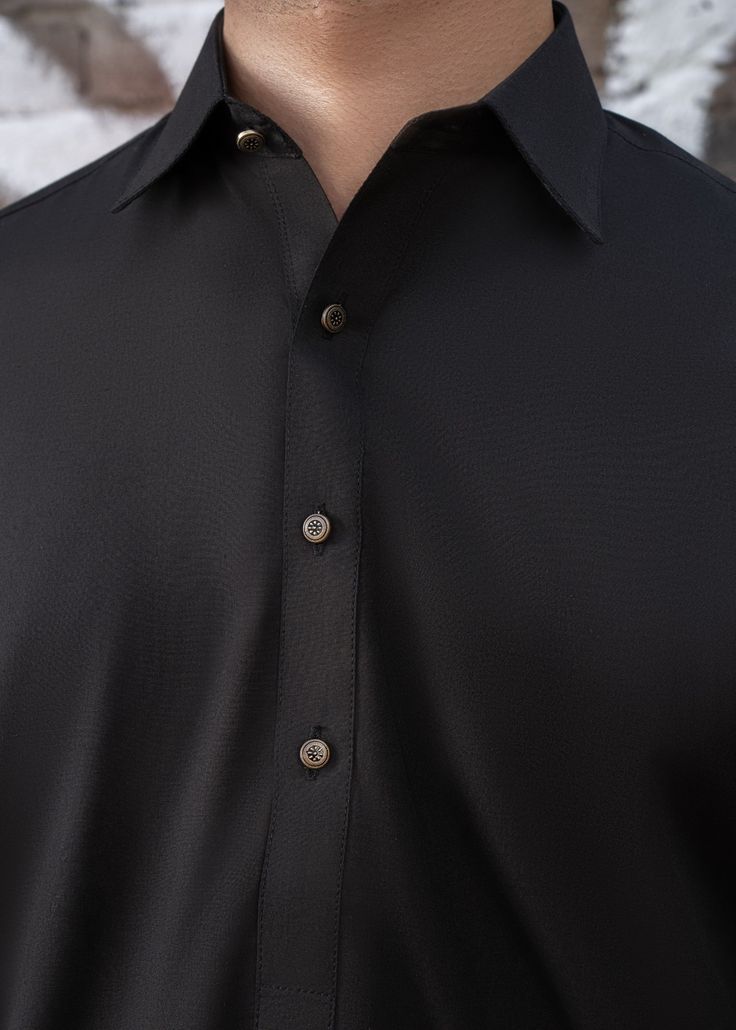 Bonanza Satrangi Unstich Black Wash N Wear Suit